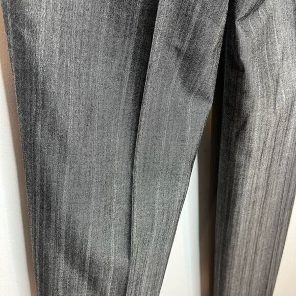 Gardeur Women's Fran Pinstripe Flat Front Trouser Dress Pants Gray Size 8 NWOT - Picture 5 of 12